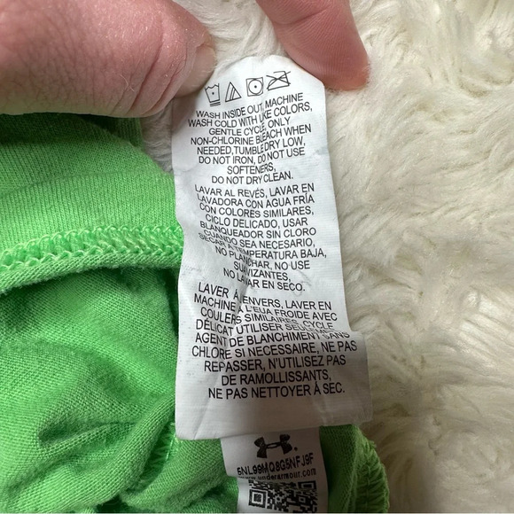 Under Armour T-Shirt Soccer Ball Graphic Green Size 6 - Picture 9 of 16